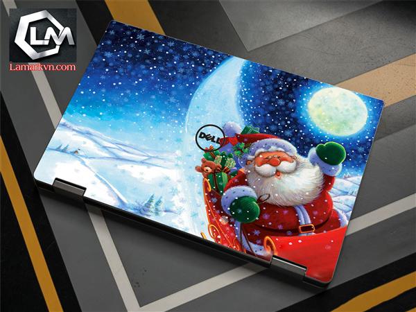 Ảnh đại diện sản phẩm Dán skin laptop tết , giáng sinh , ông già noel D400